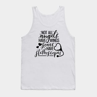 Not All Angels Have Wings Nurse Tank Top